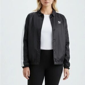 Puma Black & White Logo Jacket